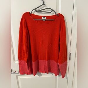 Colorblock Old Navy Sweater Size 1X Tall
